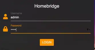 Homebridge login