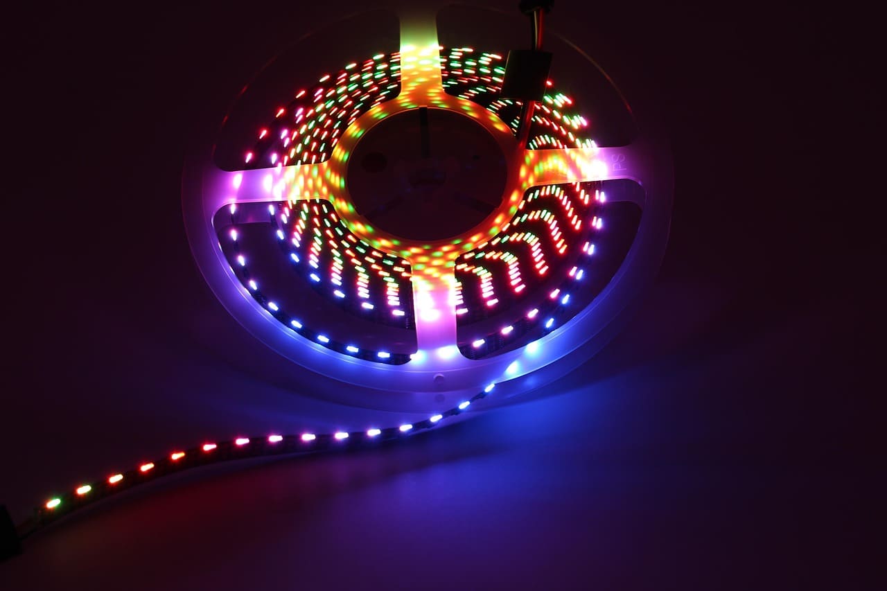 Govee RGBIC LED strip lights in multiple colors