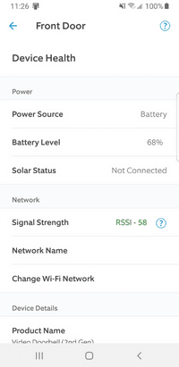 Ring Doorbell Wifi Settings