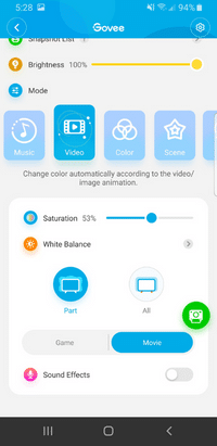 Govee Immersion Modes