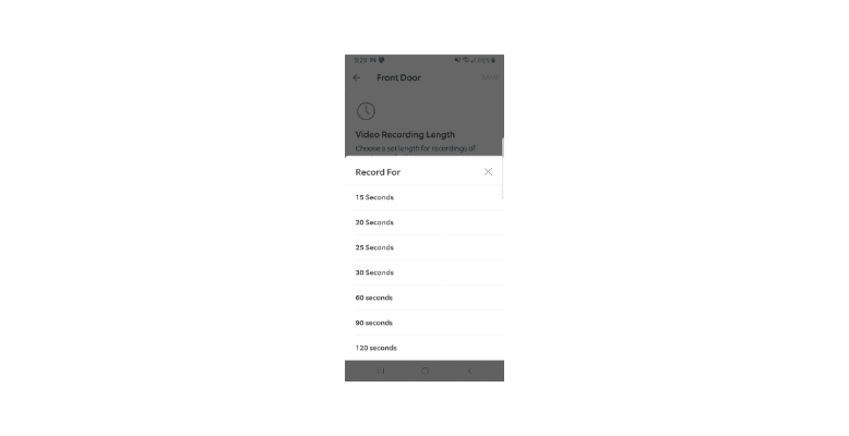 ring doorbell 2 recording