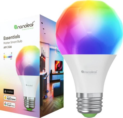 Nanoleaf - Essentials Matter A19 Smart Led Light Bulb
