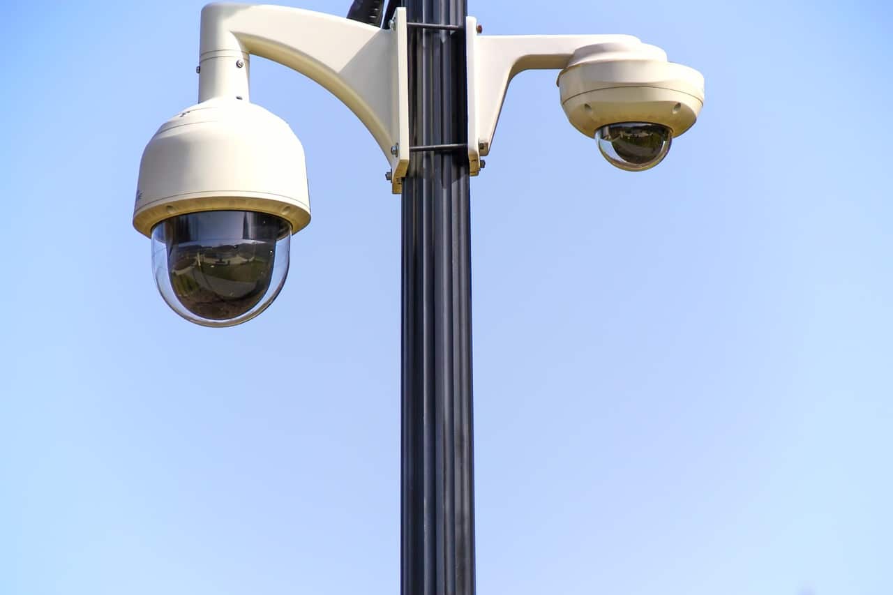 Arlo security cameras mounted outdoors for home surveillance